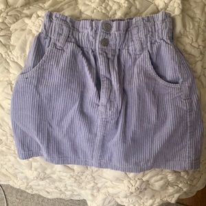 PACSUN Purple Corduroy Mini Skirt